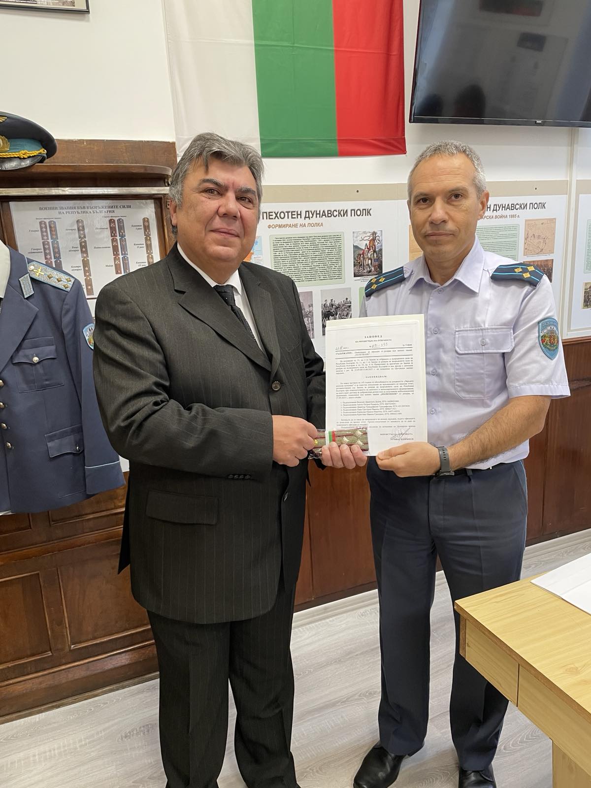 Председателят на запасното войнство в Русе вече е с пагони на полковник